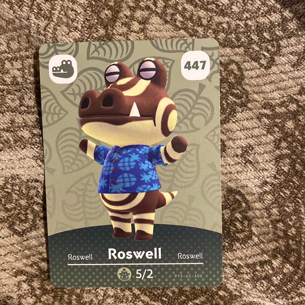GENUINE ACNH amiibo for Roswell